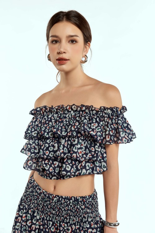 SIXDO Woven Flared Dress 2 Pieces